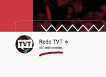 TVT comemora 450 mil inscritos no YouTube. Saiba como fortalecer este canal