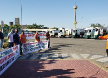 Greve na Biocombustível começa com adesão de 90% dos trabalhadores