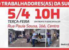 Sem resposta do governo de SP, trabalhadores(as) da Sucen realizam ato no dia 5