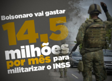 Bolsonaro privilegia militares ao convocar reservistas para trabalhar no INSS