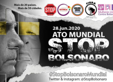 STOP Bolsonaro: "o grito" que vai ecoar em todo o mundo no próximo domingo (28)