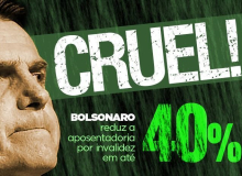 Bolsonaro quer reduzir em até 40% valor da aposentadoria por invalidez 