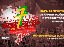 Mais de 200 cidades já confirmaram atos no dia 7 de setembro. Veja no mapa