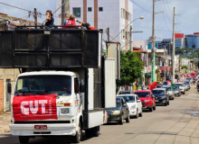 Carreata Solidária do 1º de Maio arrecada 2 mil quilos de alimentos em Sergipe