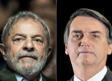 Lula tem 52% dos votos válidos, contra 48% de Bolsonaro, segundo o Datafolha