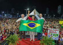 TRE-RN julga improcedente representação contra Fátima e PT por ato político com Lula