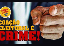 Assédio eleitoral é crime; folheto das centrais orienta trabalhador a denunciar