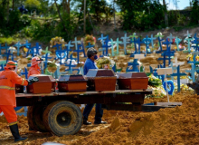 Após março trágico, Brasil inicia abril com média de mortes diária acima de 3 mil