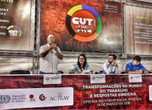 CUT debate as mudanças nas relações de trabalho e as novas tecnologias