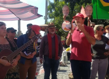 CUT-RS na Vigília Lula Livre:  A esperança renasce com a chegada da primavera