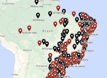 Greve geral tem adesão em mais de 380 cidades. Confira no mapa