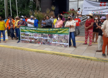 Presidente nacional da CUT participa de ato contra despejos em Rondônia