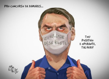 Infectado, Bolsonaro ganha o mundo como o líder que desprezou a pandemia