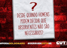 Veto à distribuição de absorventes escancara característica perversa de Bolsonaro