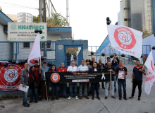 Em memória a trabalhador morto em explosão, químicos protestam na Megaquímica