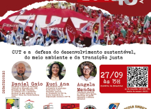 Ciclo de debates: CUT e a defesa do desenvolvimento sustentável e da transição justa