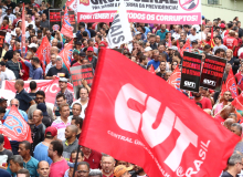 Manifestação contra reforma da previdência