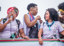 Concentração para a Marcha das Mulheres Negras 2015